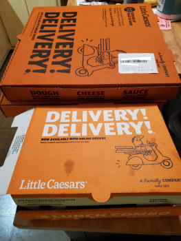Consumer Review - Food Safety Little Caesars Pizza, West Broad Street, Hazleton, PA, USA Wings, cheese bread, or cheese pizza Real... photo #2