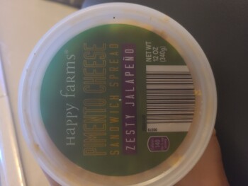 Consumer Review - Food Safety ALDI, North Woodland Boulevard, DeLand, FL 32720, USA Happy farms pimento cheese sandwich spread zes... photo #3