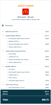 Consumer Review - Food Safety McDonald's Morwell, Princes Drive, Morwell VIC, Australia Last night around 9:45pm I ate a Large Dou... photo #4