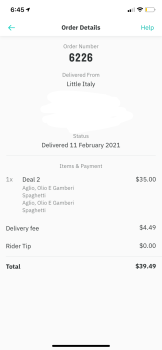 消费者评论 - 食品安全 Little Italy Allawah, Railway Parade, Allawah NSW, Australia Prawn Linguine  I ate the food and the... 照片 #2