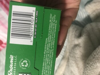 Avaliação do consumidor - Segurança alimentar Girl Scouts Cookies, Online, NYC, NY, USA Thin mints  Just me but diarrhea and headache.  Today and... foto #2