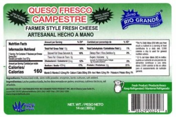 نذكر الطعام El Abuelito Cheese Queso Fresco - recalled due to Listeria monocytogenes Company name: El Abuelito C... صورة فوتوغرافية #2