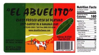 نذكر الطعام El Abuelito Cheese Queso Fresco - recalled due to Listeria monocytogenes Company name: El Abuelito C... صورة فوتوغرافية #4