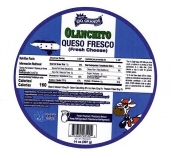 نذكر الطعام El Abuelito Cheese Queso Fresco - recalled due to Listeria monocytogenes Company name: El Abuelito C... صورة فوتوغرافية #9