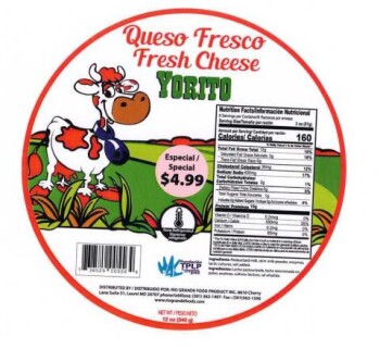 نذكر الطعام El Abuelito Cheese Queso Fresco - recalled due to Listeria monocytogenes Company name: El Abuelito C... صورة فوتوغرافية #13