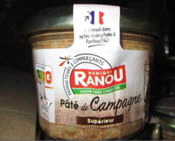 食品召回 Monique Ranou Pork Pâté - recalled due to import without the Benefit of Inspection The FSIS announce... 照片 #2