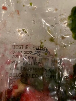 Consumer Review - Food Safety Costco Wholesale, 22nd Street, Oak Brook, IL, USA Ate Clovis Farms Organic Super Smoothie mix and wa... photo #1