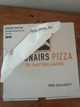 Consumer Review - Food Safety Debonairs Pizza, Mitchells Plain, Cape Town, South Africa Eating a pizza with a chunk of hair inside... photo #3