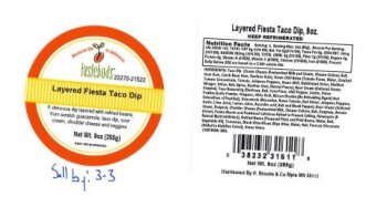 Food Recall Kwik Trip, Fresh Tyme & others Taco products - recalled due to Listeria Company name: J&J Distributi... photo #3