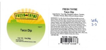 Food Recall Kwik Trip, Fresh Tyme & others Taco products - recalled due to Listeria Company name: J&J Distributi... photo #13
