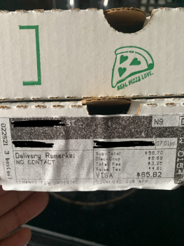Reseña del consumidor - Seguridad alimentaria Papa John's Pizza, McFarland Boulevard, Northport, AL, USA I ordered a pizza last night, February 26... foto #4