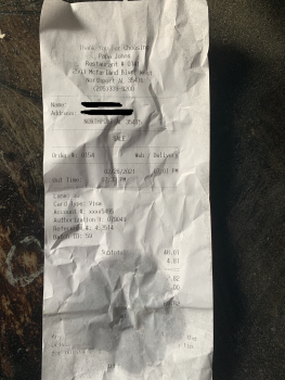 Reseña del consumidor - Seguridad alimentaria Papa John's Pizza, McFarland Boulevard, Northport, AL, USA I ordered a pizza last night, February 26... foto #5