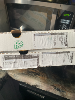 Reseña del consumidor - Seguridad alimentaria Papa John's Pizza, McFarland Boulevard, Northport, AL, USA I ordered a pizza last night, February 26... foto #8