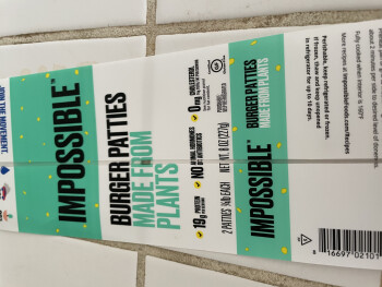 Consumer Review - Food Safety Impossible Foods, Westridge Market IGA Ojai CA, East Ojai Avenue, Ojai, CA, USA I bought a couple of... photo #1