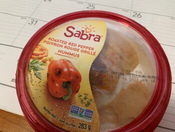 Consumer Review - Food Safety SABRA Roasted Red Pepper Hummus, Walmart Barnet Highway, Coquitlam, BC, Canada My adult daughter ate... photo #1