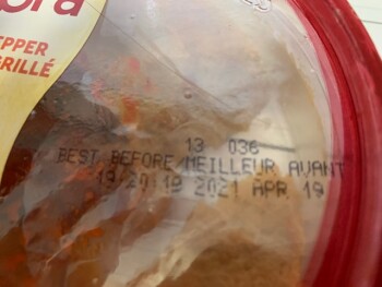 Consumer Review - Food Safety SABRA Roasted Red Pepper Hummus, Walmart Barnet Highway, Coquitlam, BC, Canada My adult daughter ate... photo #2
