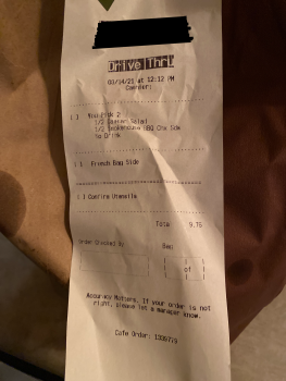 Consumer Review - Food Safety St. Louis Bread Co., Four Seasons Shopping Center, Chesterfield, MO, USA 2.5 hrs ago, Caesar salad I... photo #2