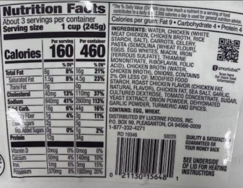 Food Recall Chicken Soup Product by Von's - Public Health Alert The FSIS issued a public health alert about an u... photo #2