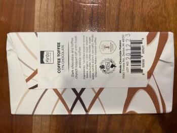 Food Recall Mindo Chocolate Makers Coffee Toffee Chocolate Bar - recalled due to undeclared milk Company name:... photo #2