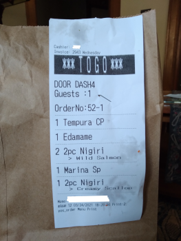 Consumer Review - Food Safety San Sai Japanese Grill, Northwest 21st Avenue, Portland, OR, USA Sushi Used doordash around 7pm The... photo #2