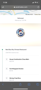 Consumer Review - Food Safety New Blue Sky Chinese Restaurant, West El Camino Avenue, Sacramento, CA, USA I ordered BBQ pork, wrap... photo #7
