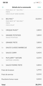 Consumer Review - Food Safety McDonald's, Boulevard de la Blancarde, Marseille, France Nous sommes deux à avoir mangé hier soir bu... photo #1