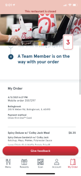 Consumer Review - Food Safety Chick-fil-A, North Weber Road, Bolingbrook, IL, USA We bought it later that night we had vomit and d... photo #3