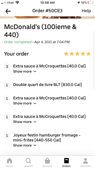Consumer Review - Food Safety McDonald's, Autoroute Chomedey, Laval, QC, Canada burgers  We were sick all night approximately 2 ho... photo #2
