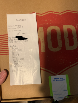 Consumer Review - Food Safety MOD Pizza, Star Drive, Liberty, MO, USA Ordered a pizza with red sauce, garlic, basil, mozzarella, p... photo #2