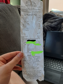 Consumer Review - Food Safety KFC, South Lincoln Avenue, York, Nebraska, USA I went there on April 10th. My partner got 2 bean bur... photo #1