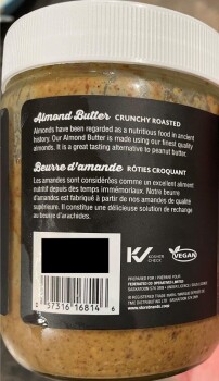 Rappel d'aliments Co-op Gold Pure Almond Butter-Crunchy Roasted - recalled due to undeclared allergen The CFIA announc... photo #2