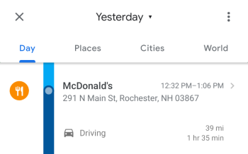 Consumer Review - Food Safety McDonald's, 291 North Main Street, Rochester, NH, USA I ordered a McDouble there at about 12:30PM ye... photo #1
