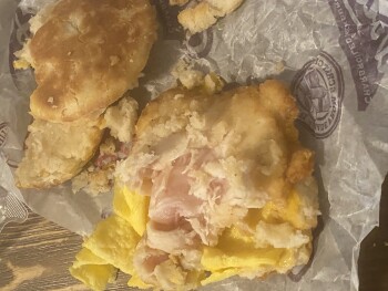 Consumer Review - Food Safety Hardee's, West Fairchild Street, Danville, IL, USA I purchased a chicken biscuit with cheese and egg... photo #2