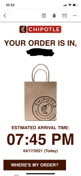 Consumer Review - Food Safety Chipotle Mexican Grill, New Jersey 35, Sea Girt, NJ, USA On Saturday, April 17th I ate a chicken sal... photo #1