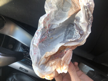 Avaliação do consumidor - Segurança alimentar Hungry Jack's Burgers Kallangur, Anzac Avenue, Kallangur QLD, Australia Big brekky wrap meal Just my... foto #3