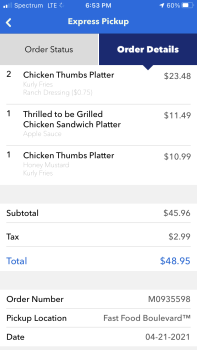 Consumer Review - Food Safety Volcano Bay, Universal Blvd, Orlando, FL, USA Sushi and chicken tenders  3 people, Symptoms started... photo #2