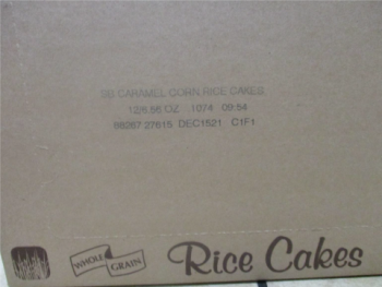 نذكر الطعام Kroger and Stop & Shop Caramel Rice Cakes - recalled due to undeclared milk Company name: Basic Grai... صورة فوتوغرافية #10