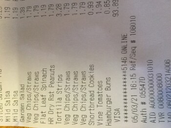 Consumer Review - Food Safety ALDI, County Road 10, Canandaigua, NY, USA I became ill after eating a salad made with bagged Spinac... photo #2
