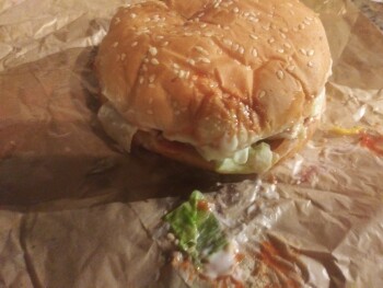 Consumer Review - Food Safety Burger King, South Congress Avenue, West Palm Beach, FL, USA To night 9:30 approx, Very blurry itchy... photo #3