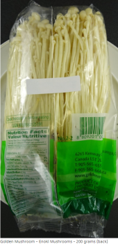 Food Recall Golden Mushroom Enoki Mushroom - recalled due to Listeria monocytogenes The CFIA announced the recal... photo #2