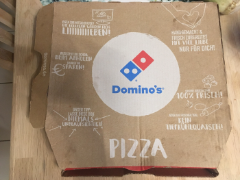 Consumer Review - Food Safety Domino's Pizza Koblenz, Moselweißer Straße, Koblenz, Deutschland Ich habe eine vegane BBQ Pizza gege... photo #3