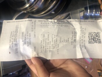 Consumer Review - Food Safety Taco Bell, Nogales Street, Walnut, CA, USA Im doing this report because I have 3 sibilino that ate t... photo #3