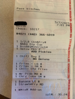 Consumer Review - Food Safety Rally's, Cleveland Street, Elyria, OH, USA My boyfriend ordered a "Bacon Mother Cruncher" and after... photo #3
