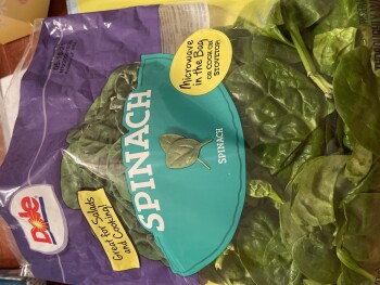 مراجعة المستهلك - سلامة الغذاء Dole Spinach, Food Lion, 9003 Two Notch Rd, Columbia, SC 29223, United States Fresh spinach salad ma... صورة فوتوغرافية #2