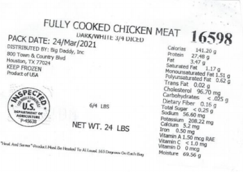Food Recall Frozen, Cooked Diced Poultry Products - Health Alert due to Listeria Contamination The FSIS issued a... photo #5