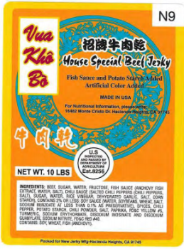 Food Recall Beef Jerky Products - recalled due to Misbranding and an Undeclared Ingredient The FSIS announced th... photo #4