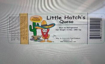 Food Recall Several Little Hatches Dip products - recalled due to Listeria Company name: Interstate Food Product... photo #2