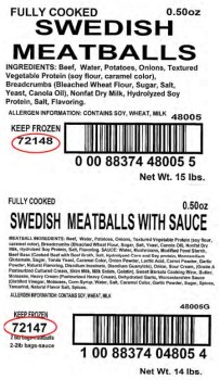 Food Recall Meat and poultry meatballs and pork patties-recalled due to misbranding and allergens The FSIS annou... photo #2