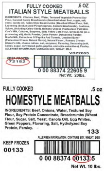 Food Recall Meat and poultry meatballs and pork patties-recalled due to misbranding and allergens The FSIS annou... photo #4