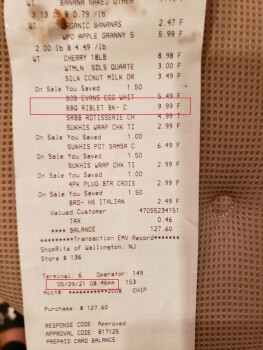 Reseña del consumidor - Seguridad alimentaria ShopRite of Wallington, Paterson Avenue, Wallington, NJ, USA I bought a prepared bucket(round) or bb... foto #2
